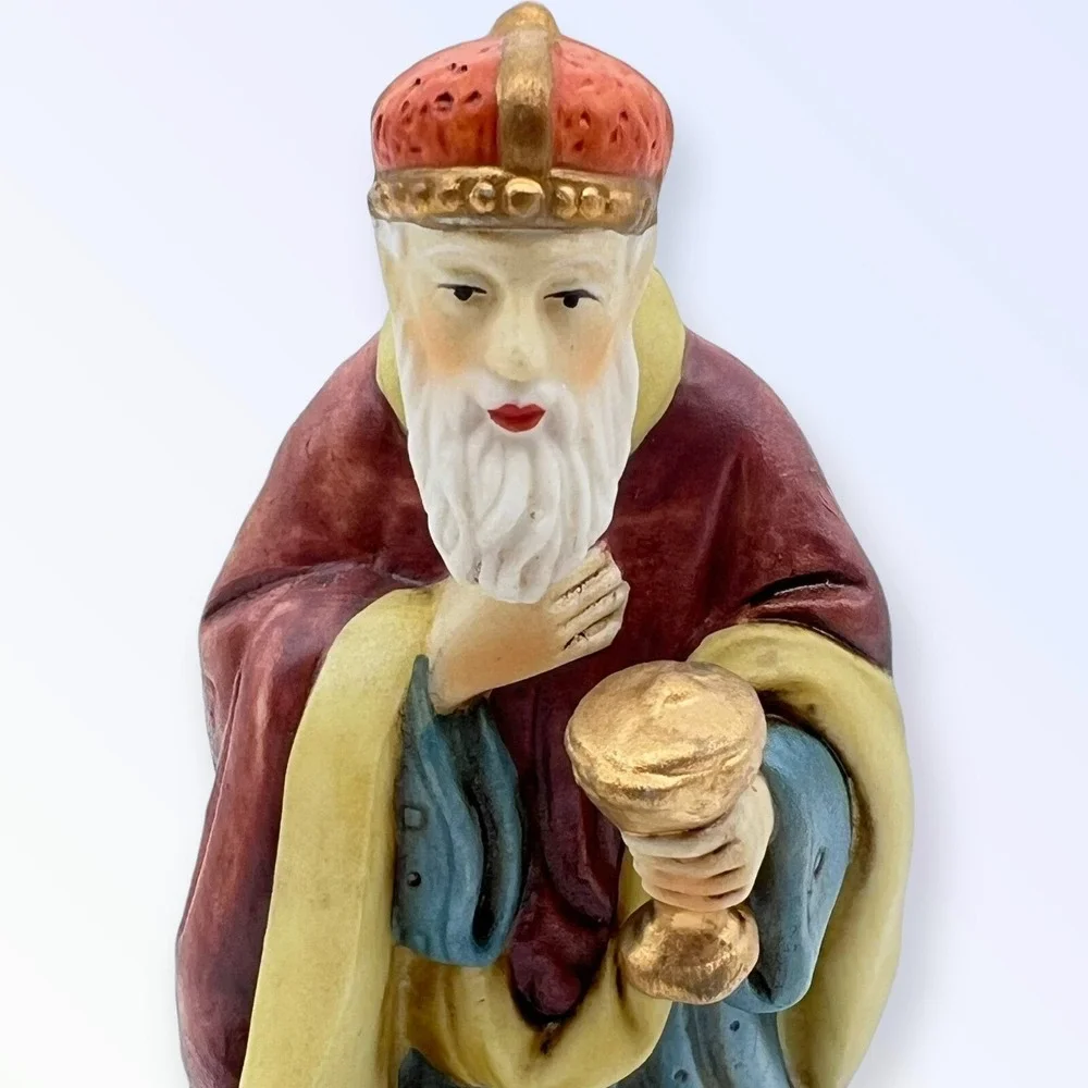 O'well Nativity Heritage Kneeling Wiseman Christmas Replacement 4.25